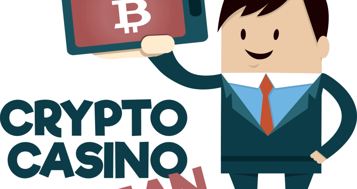 crypto casino man logo
